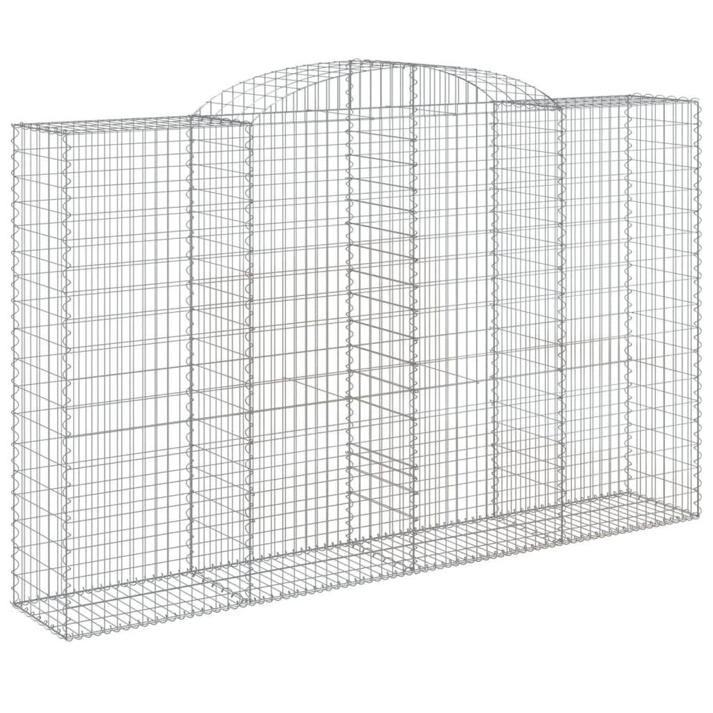Lučne gabionske košare 17kom 300x50x180/200cm pocinčano željezo