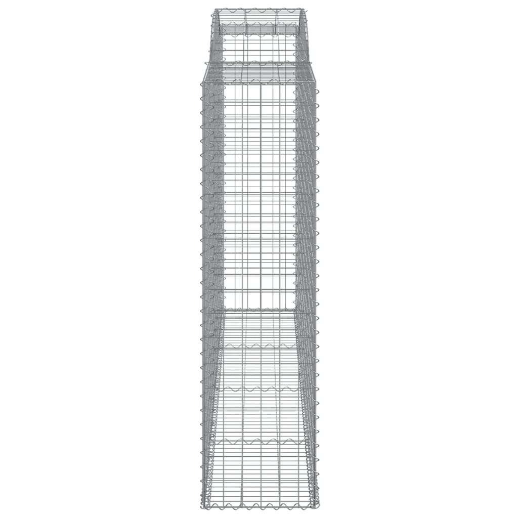 Lučne gabionske košare 17kom 300x50x180/200cm pocinčano željezo
