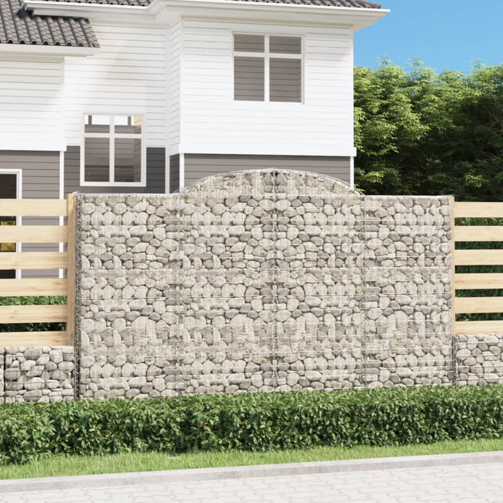 Lučne gabionske košare 17kom 300x50x180/200cm pocinčano željezo