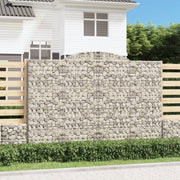 Lučne gabionske košare 4 kom 300x50x200/220cm pocinčano željezo