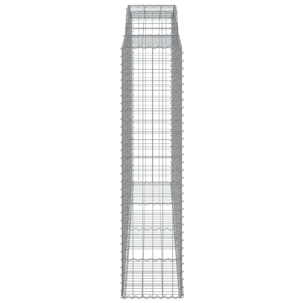 Lučne gabionske košare 8 kom 300x50x200/220cm pocinčano željezo