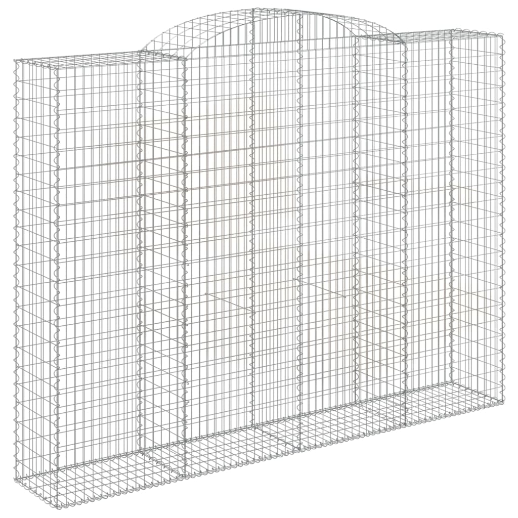 Lučne gabionske košare 3 kom 300x50x220/240cm pocinčano željezo