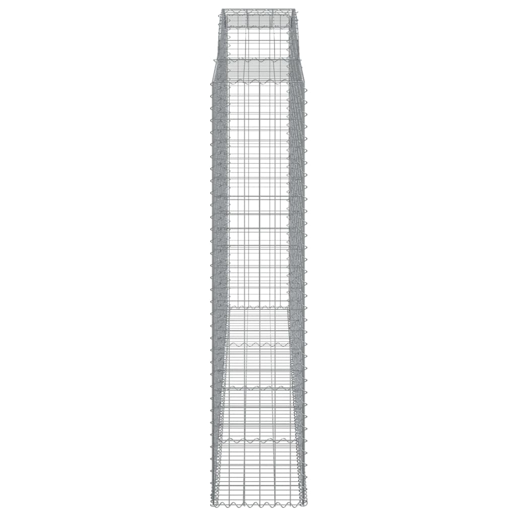 Lučne gabionske košare 3 kom 300x50x220/240cm pocinčano željezo