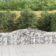 Lučne gabionske košare 3 kom 400x30x60/80 cm pocinčano željezo