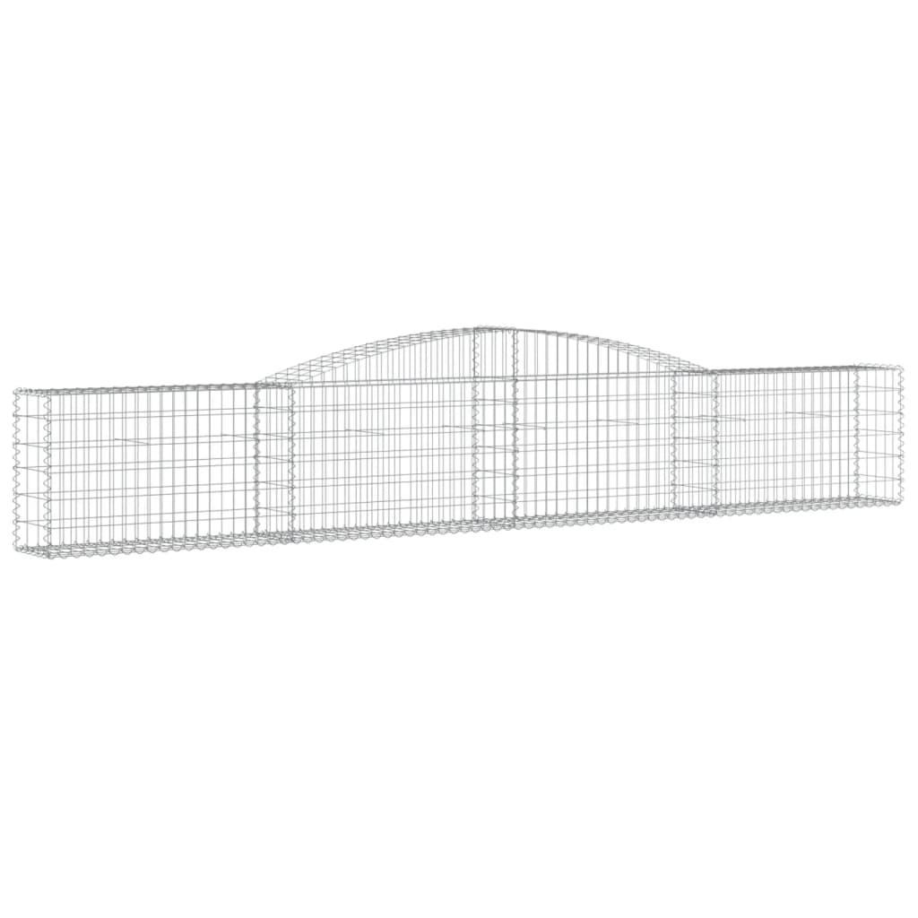 Lučne gabionske košare 20 kom 400x30x60/80 cm pocinčano željezo