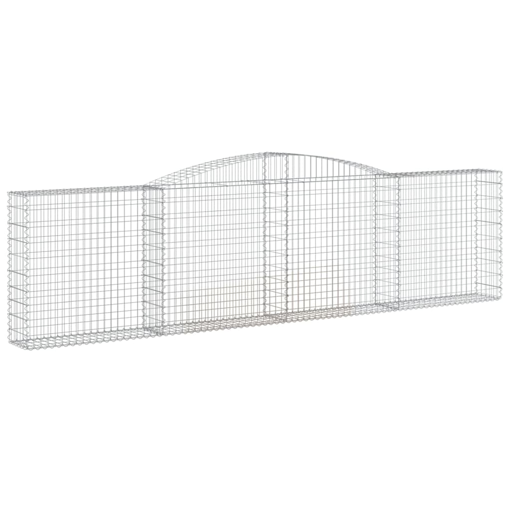 Lučne gabionske košare 3 kom 400x30x100/120cm pocinčano željezo