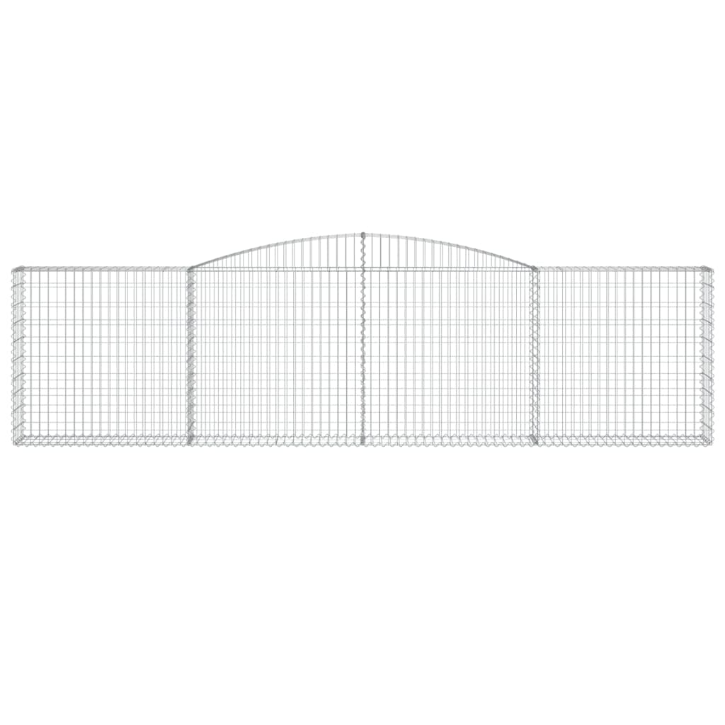 Lučne gabionske košare 3 kom 400x30x100/120cm pocinčano željezo
