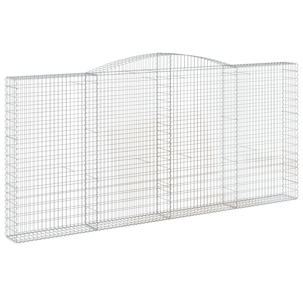 Lučne gabionske košare 5 kom 400x30x180/200cm pocinčano željezo