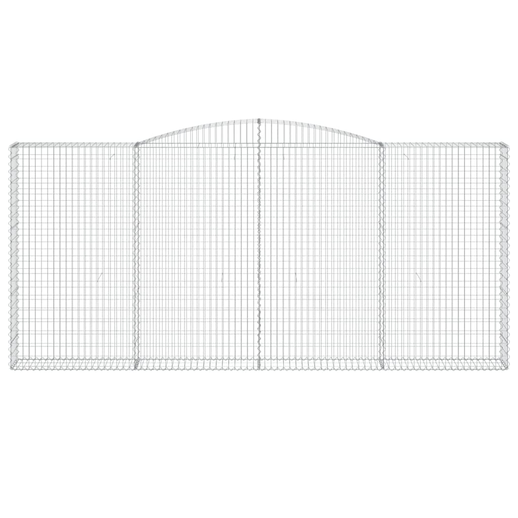 Lučne gabionske košare 5 kom 400x30x180/200cm pocinčano željezo