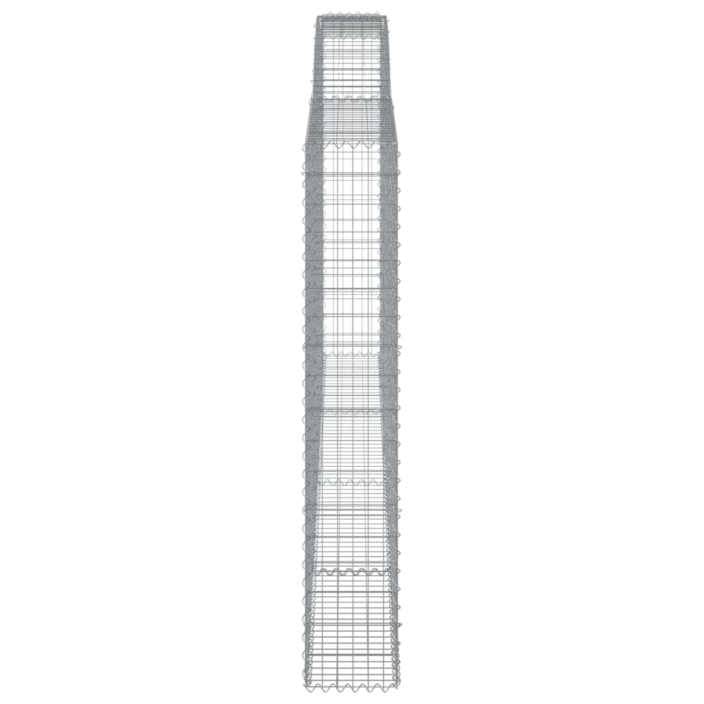Lučne gabionske košare 5 kom 400x30x180/200cm pocinčano željezo