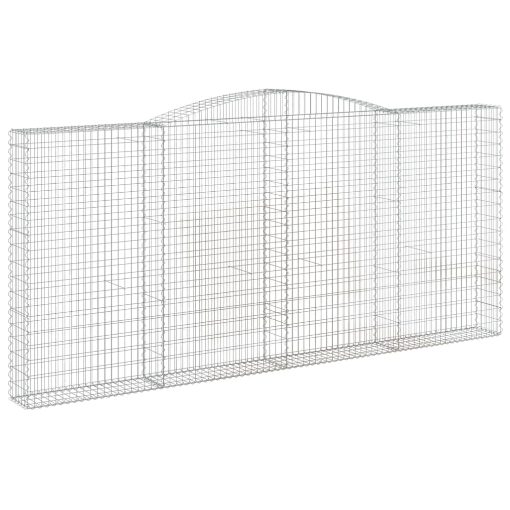 Lučne gabionske košare 6 kom 400x30x180/200cm pocinčano željezo