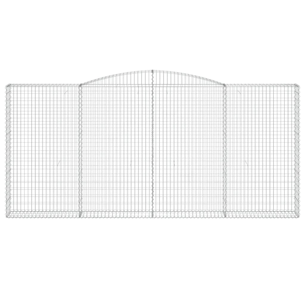 Lučne gabionske košare 6 kom 400x30x180/200cm pocinčano željezo