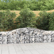 Lučne gabionske košare 25 kom 400x50x60/80 cm pocinčano željezo