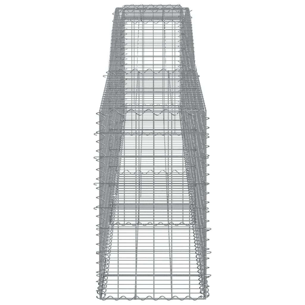 Lučne gabionske košare 3 kom 400x50x80/100 cm pocinčano željezo