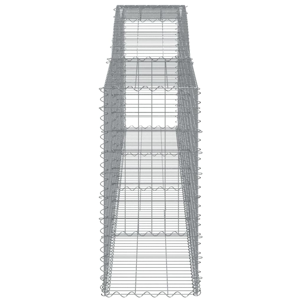 Lučne gabionske košare 6 kom 400x50x100/120cm pocinčano željezo