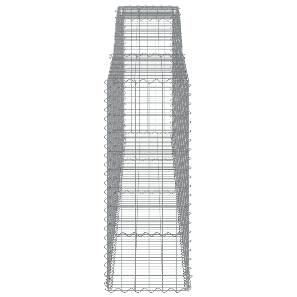 Lučne gabionske košare 25kom 400x50x120/140cm pocinčano željezo
