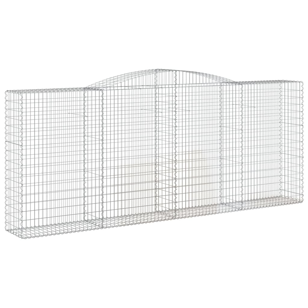 Lučne gabionske košare 3 kom 400x50x160/180cm pocinčano željezo