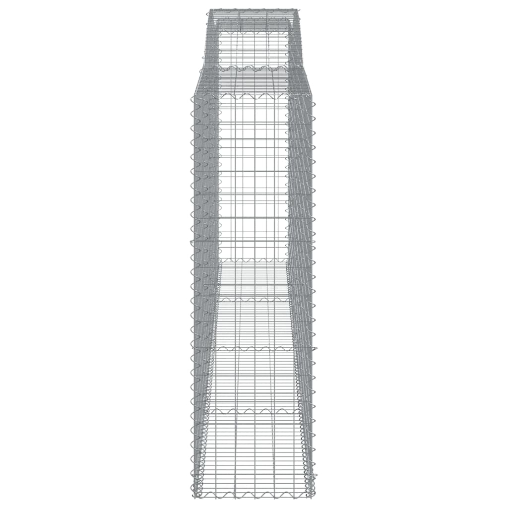Lučne gabionske košare 3 kom 400x50x160/180cm pocinčano željezo