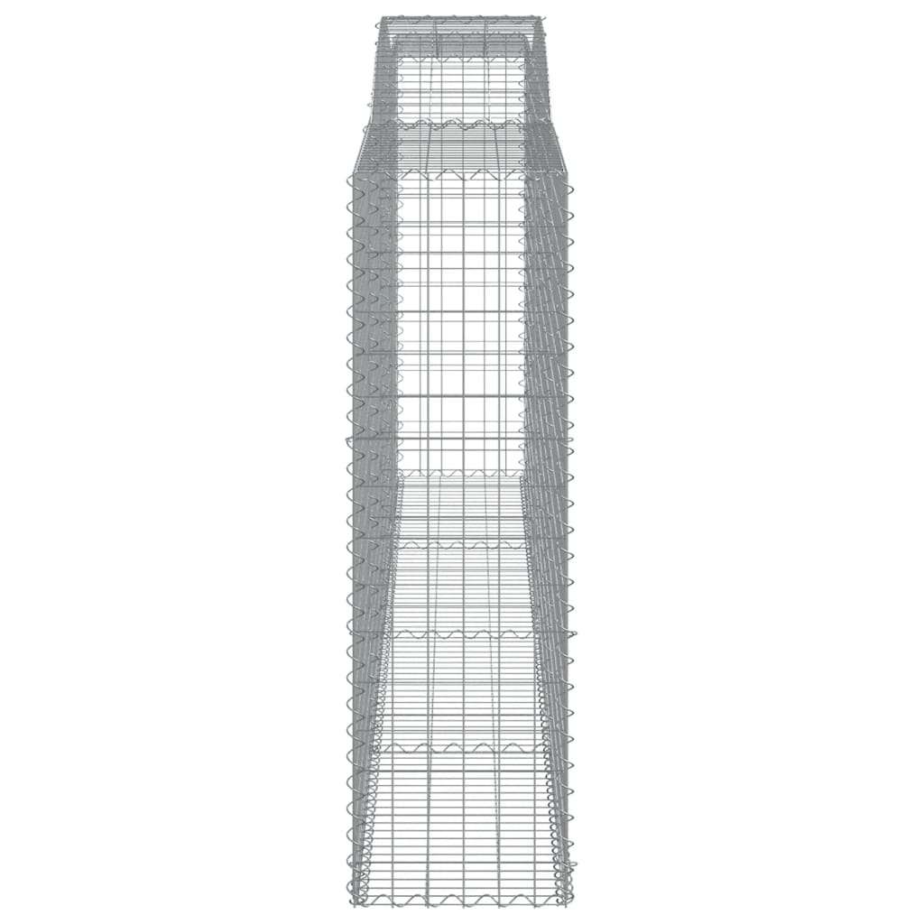 Lučne gabionske košare 5 kom 400x50x160/180cm pocinčano željezo
