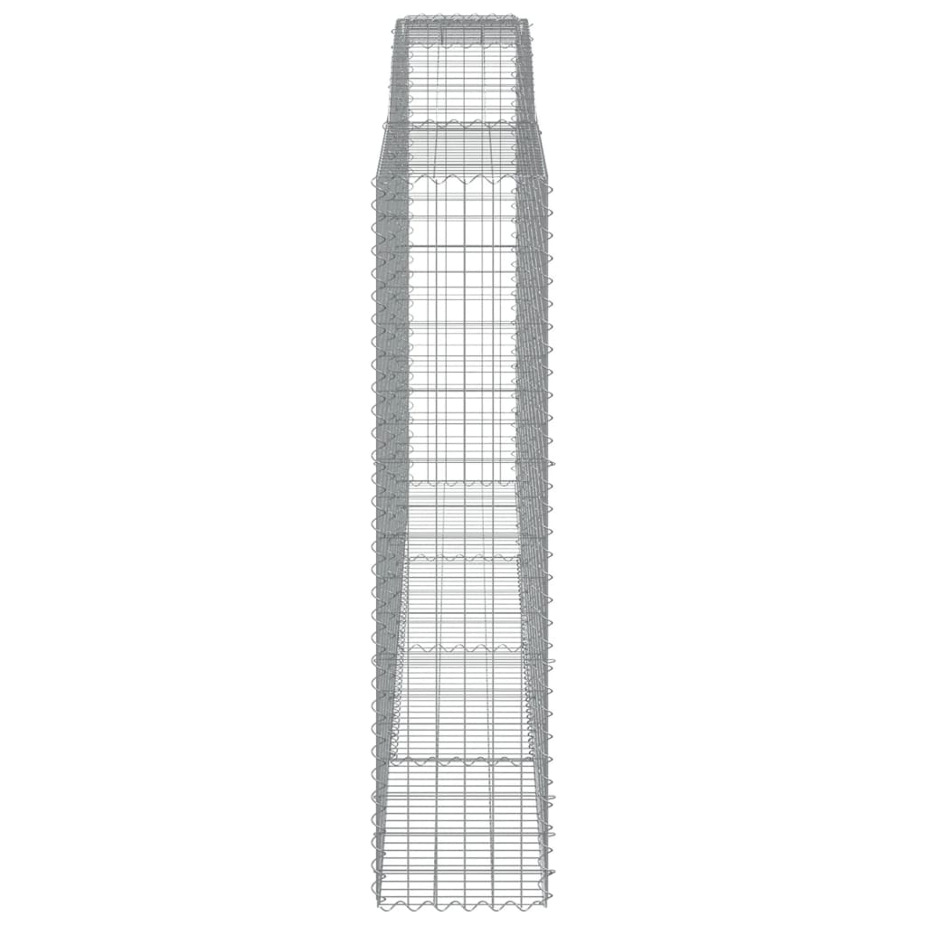Lučne gabionske košare 8 kom 400x50x200/220cm pocinčano željezo