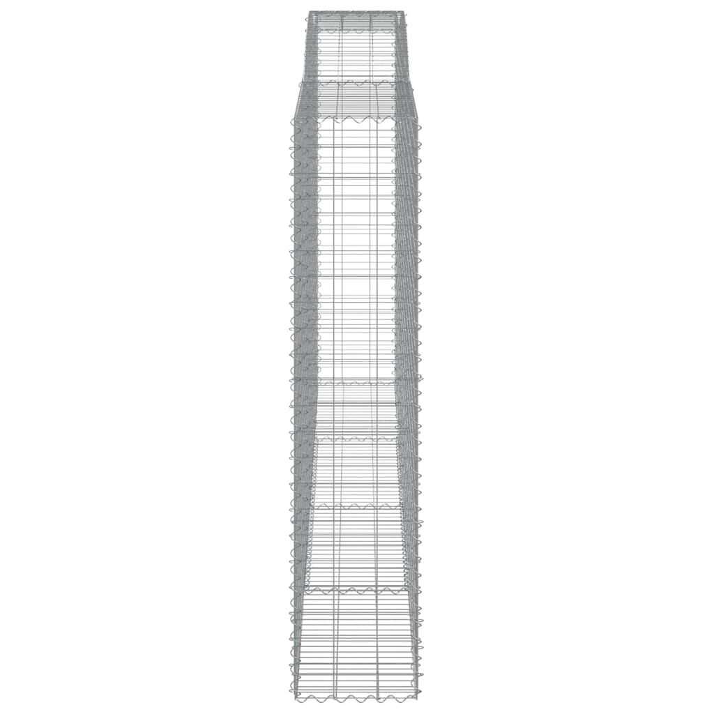 Lučne gabionske košare 3 kom 400x50x220/240cm pocinčano željezo