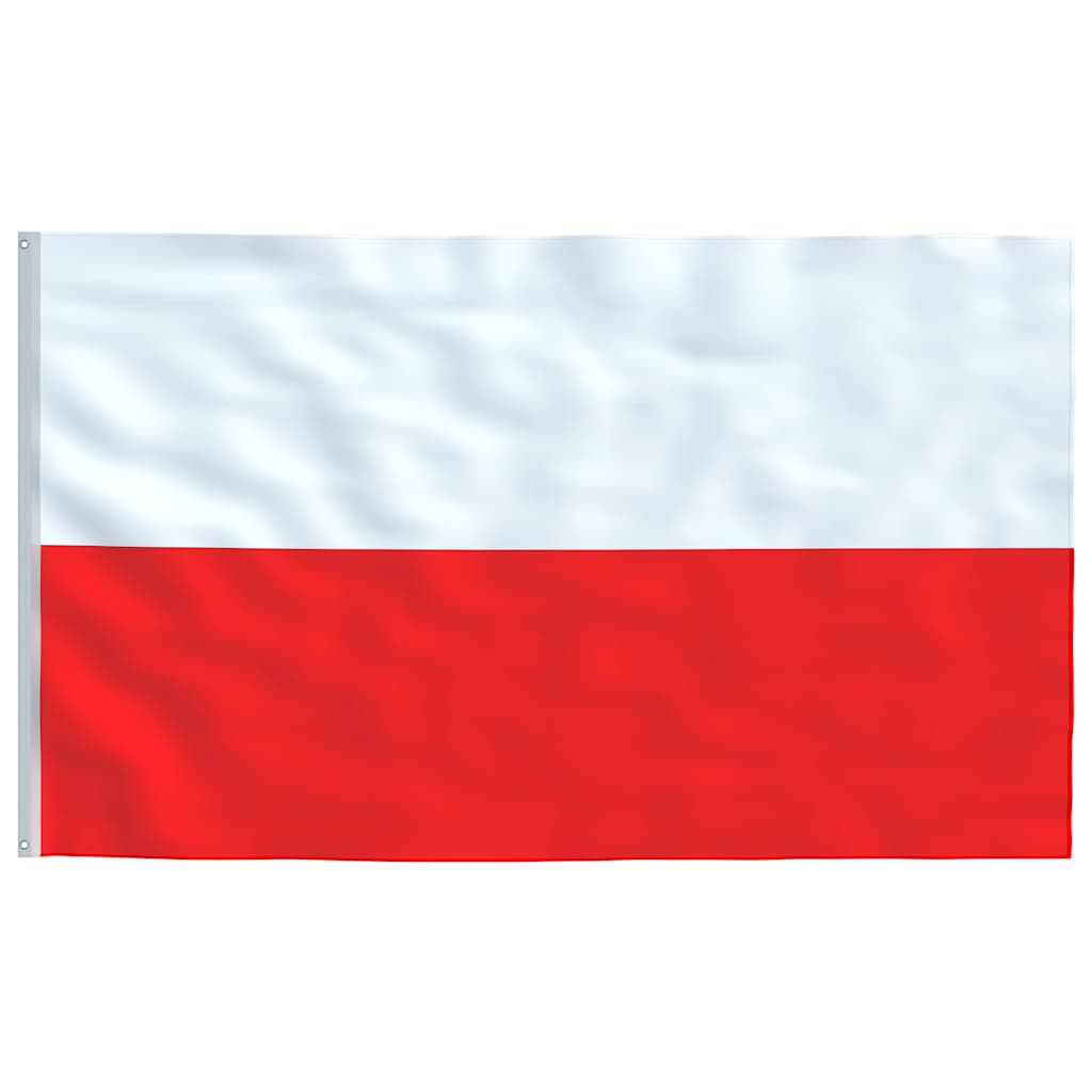 Poljska zastava i jarbol 5,5 m aluminijska