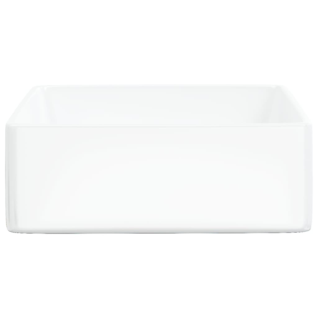 Umivaonik bijeli 37 x 37 x 13 cm keramički četvrtasti