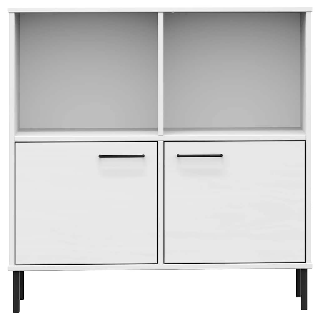 Regal za knjige bijeli 90x35x90,5 cm drveni OSLO