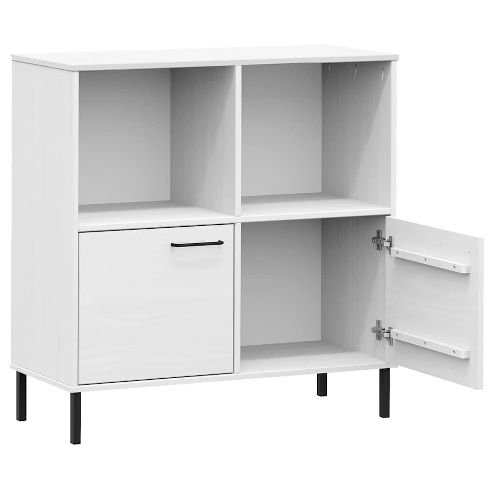 Regal za knjige bijeli 90x35x90,5 cm drveni OSLO