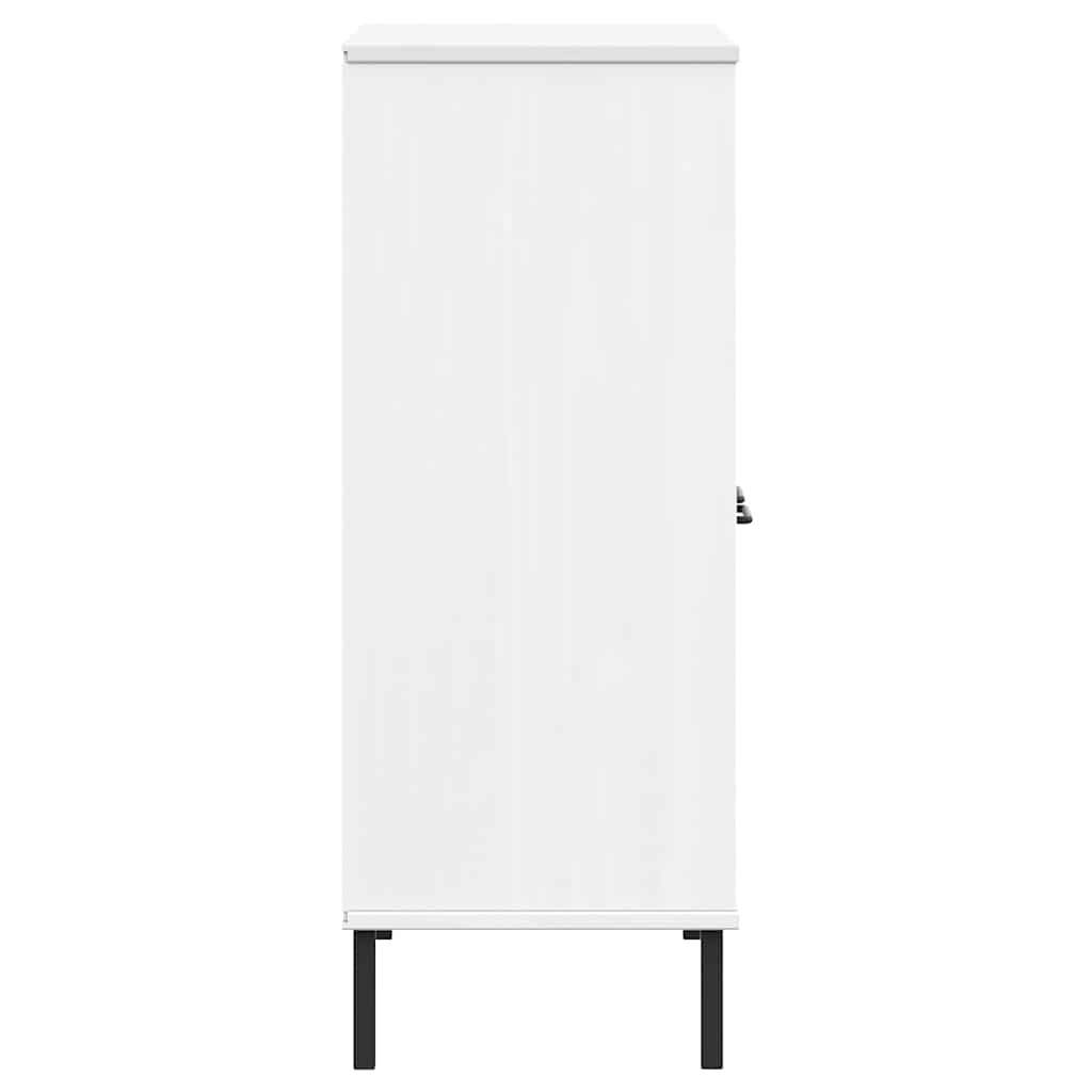 Regal za knjige bijeli 90x35x90,5 cm drveni OSLO