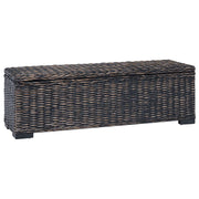 Kutija za spremanje s pohranom Crna 110 x 35 x 45 cm