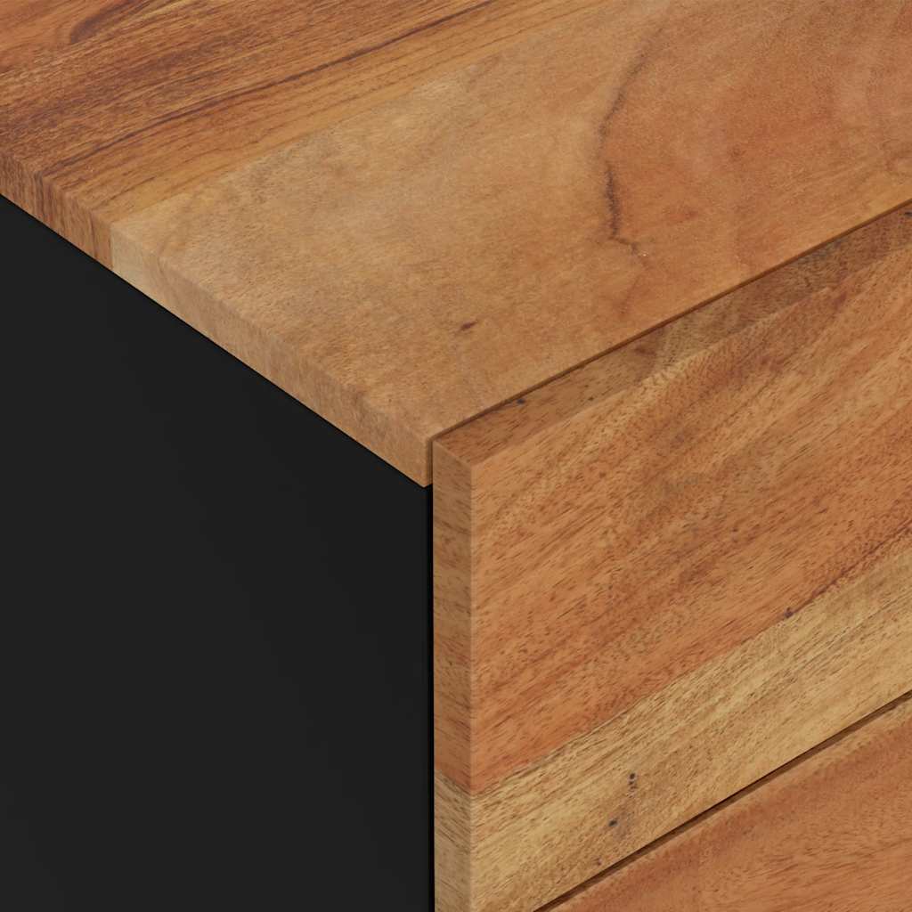 Noćni ormarić 50x33x62 masivno drvo bagrema i konstruirano drvo