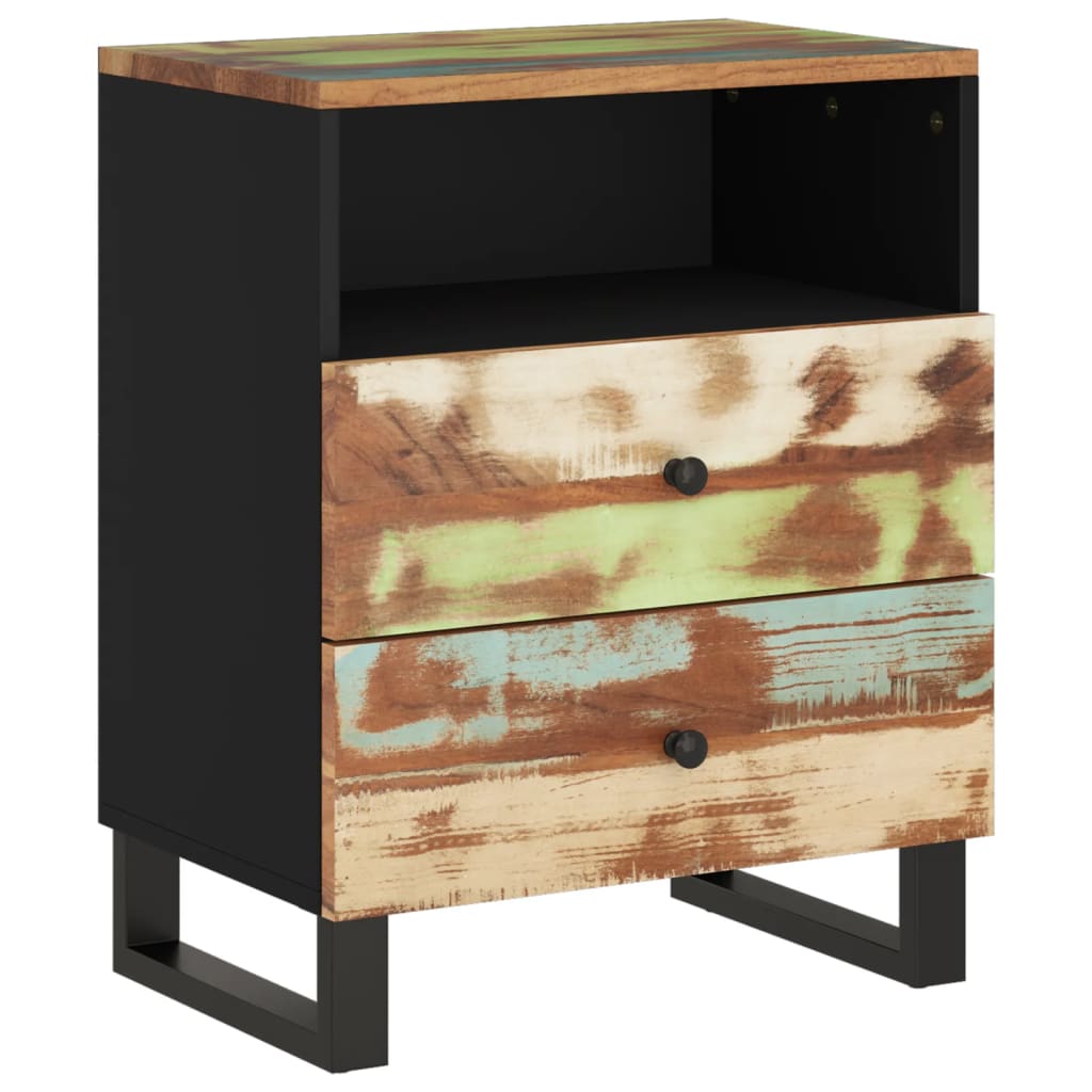 Noćni ormarić 50x33x62cm masivno obnovljeno i konstruirano drvo