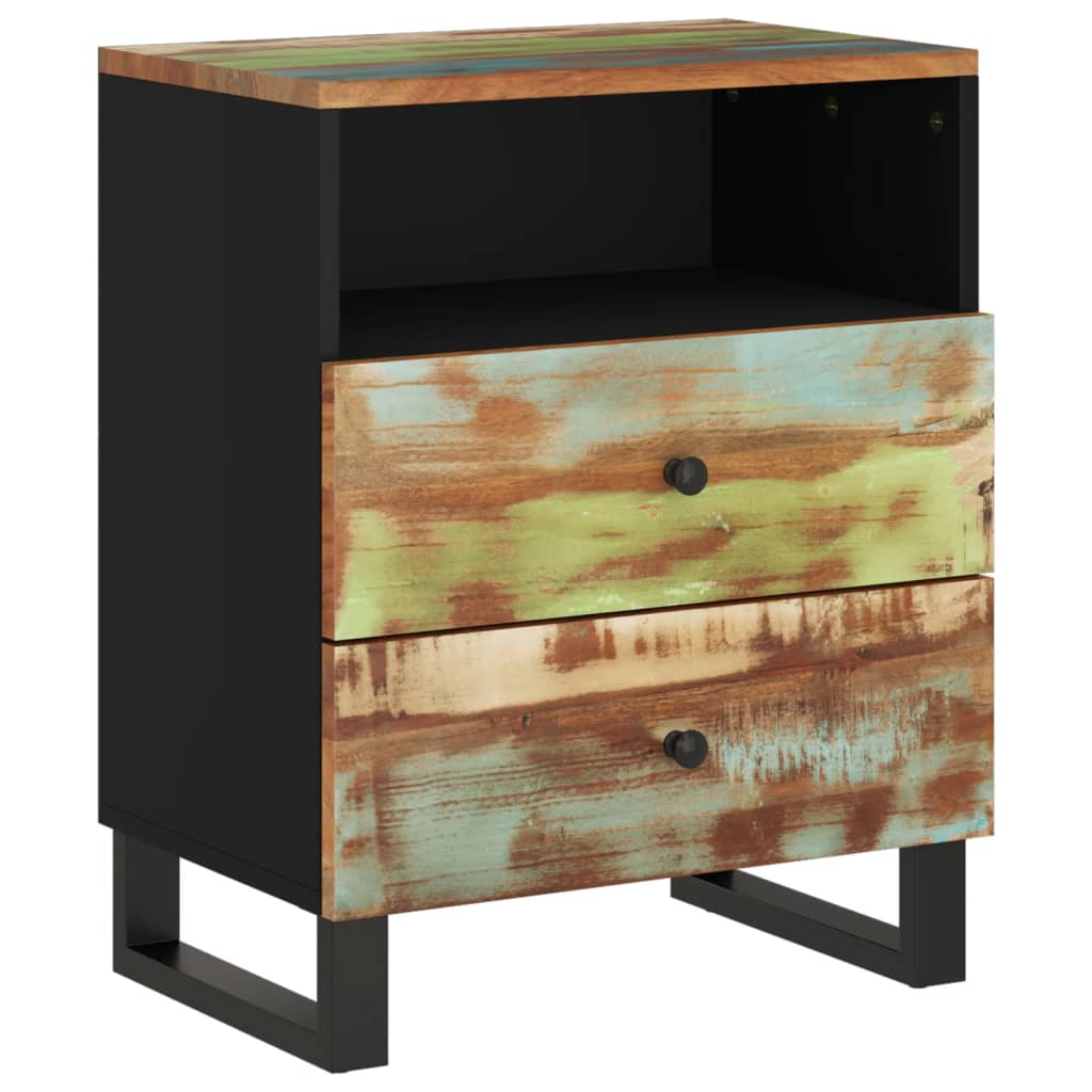 Noćni ormarić 50x33x62cm masivno obnovljeno i konstruirano drvo