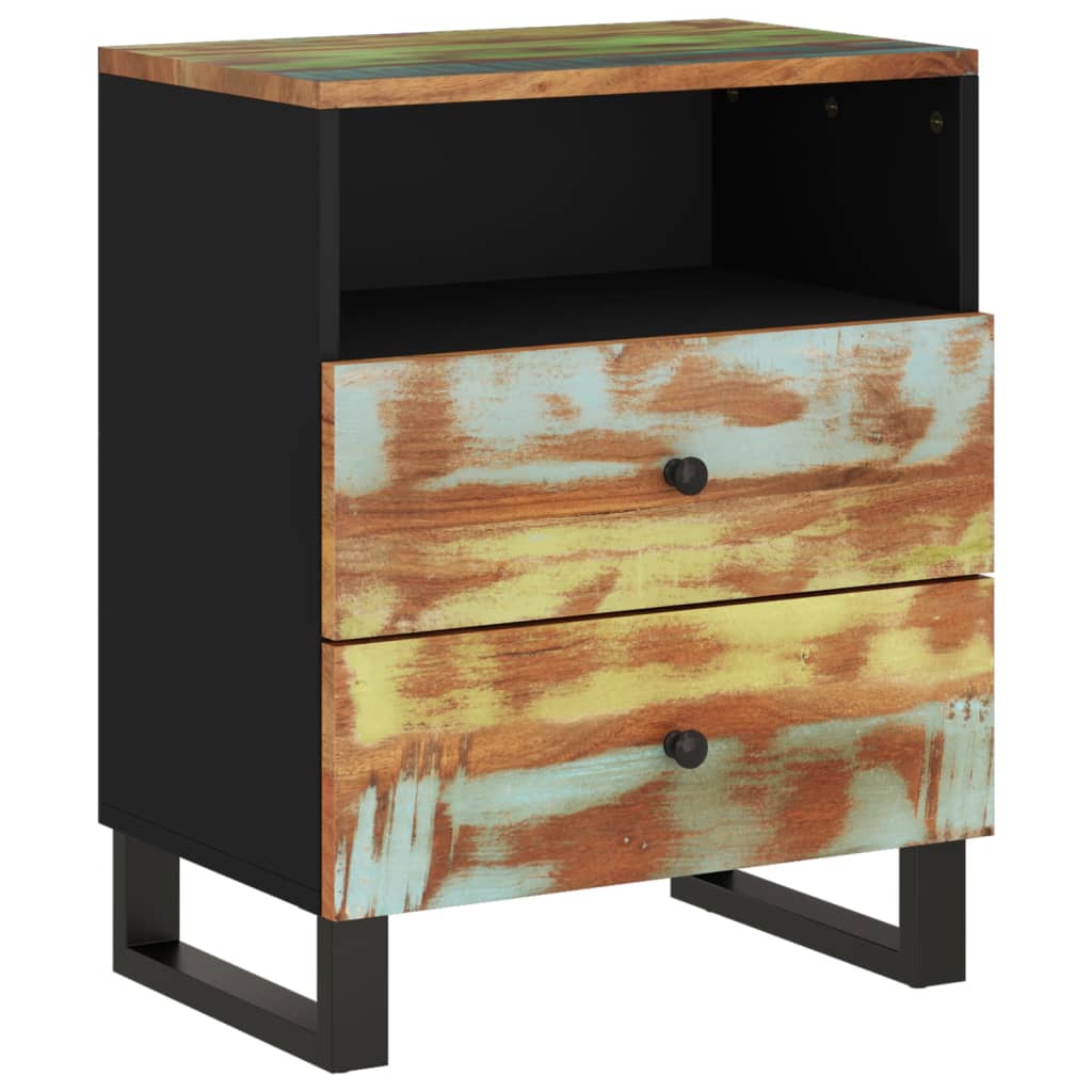 Noćni ormarić 50x33x62cm masivno obnovljeno i konstruirano drvo