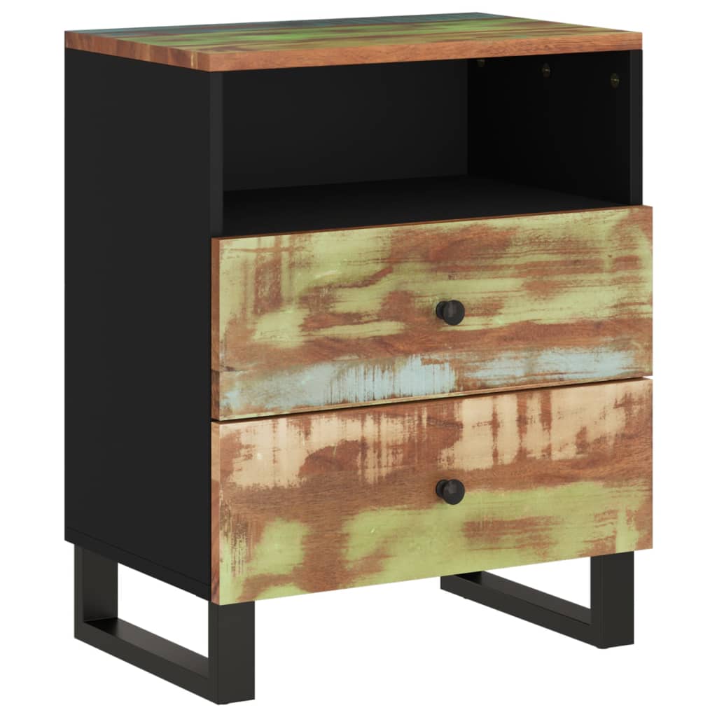 Noćni ormarić 50x33x62cm masivno obnovljeno i konstruirano drvo