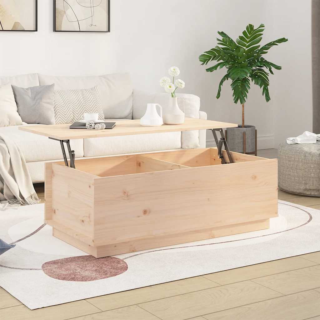 Stolić za kavu 100 x 50 x 35 cm od masivne borovine