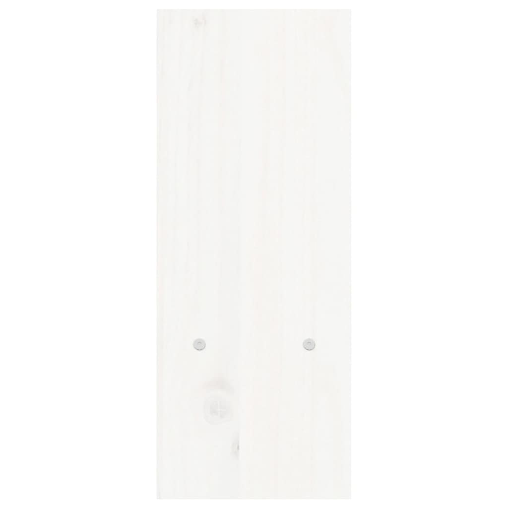 Stalak za monitor bijeli (39-72) x 17 x 43 cm masivna borovina