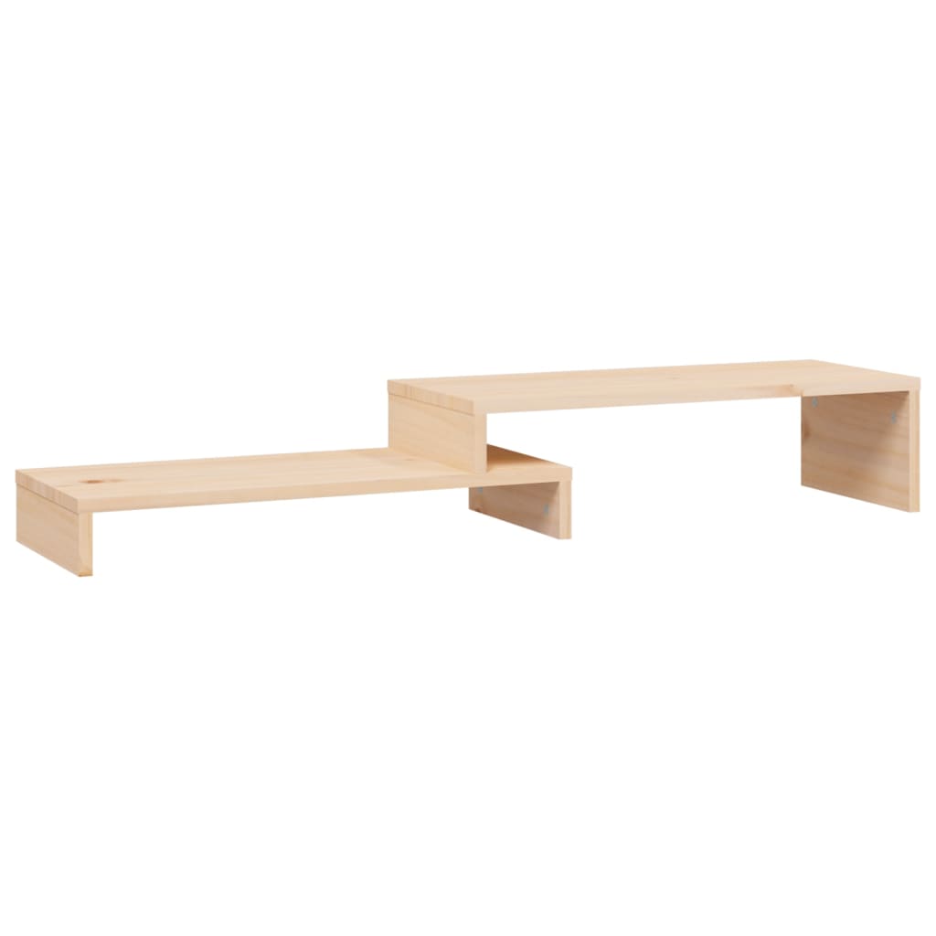 Stalak za monitor (52 - 101) x 22 x 14 cm od masivne borovine