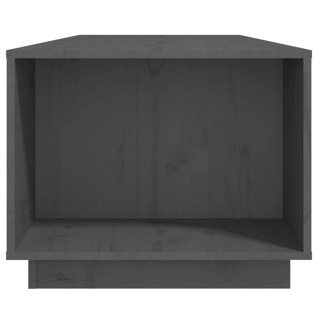 Stolić za kavu sivi 110 x 50 x 40 cm od masivne borovine
