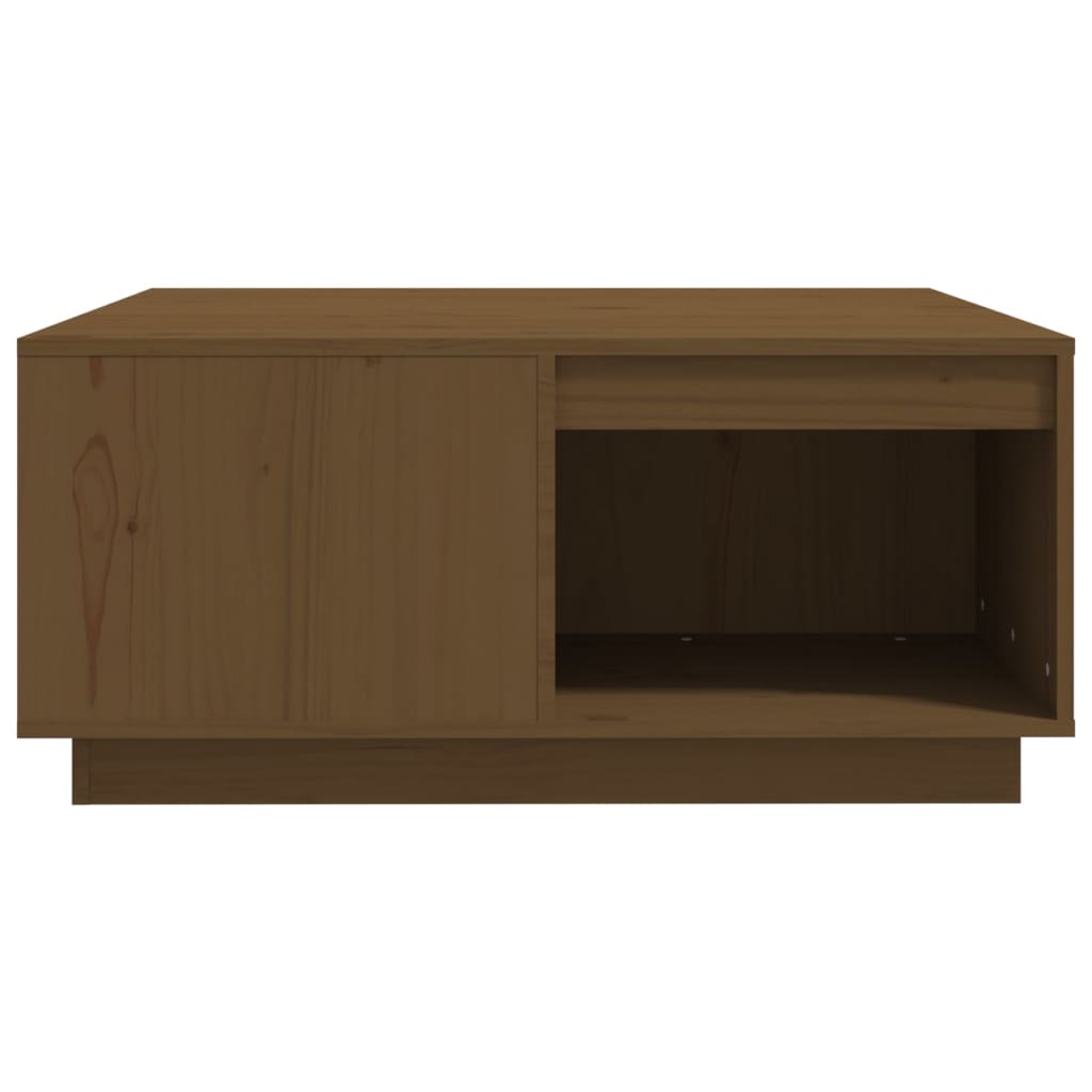 Stolić za kavu boja meda 80 x 81 x 36,5 cm od masivne borovine