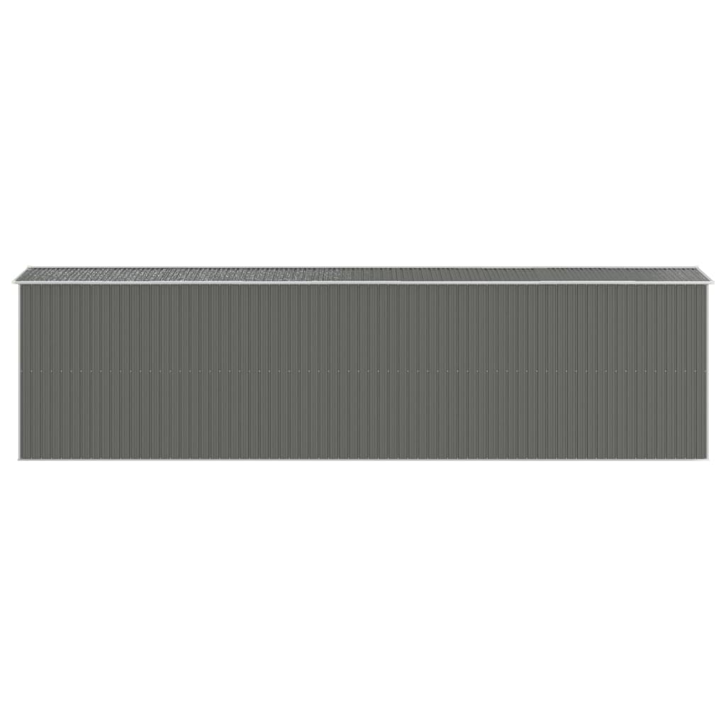 Vrtno spremište svjetlosivo 192x772x223 cm pocinčani čelik