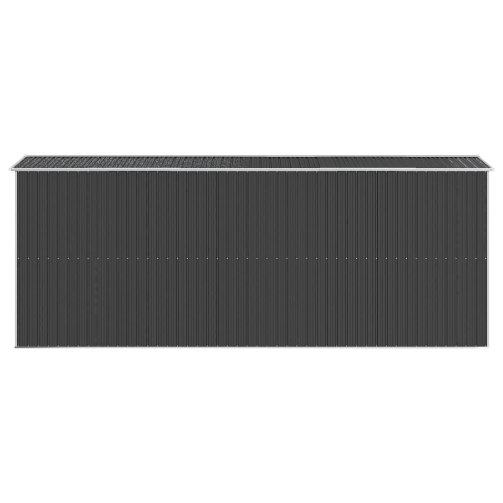 Vrtno spremište antracit 192 x 523 x 223 cm pocinčani čelik