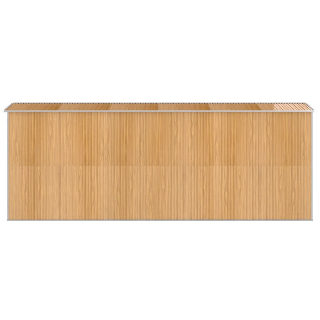 Vrtno spremište svjetlosmeđe 192x523x223 cm pocinčani čelik