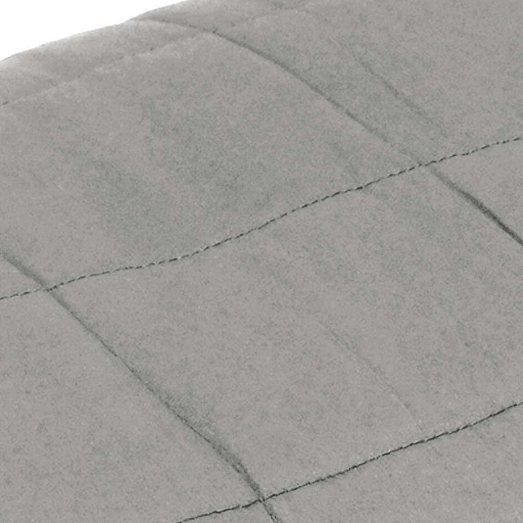Teška deka siva 200x200 cm 13 kg od tkanine