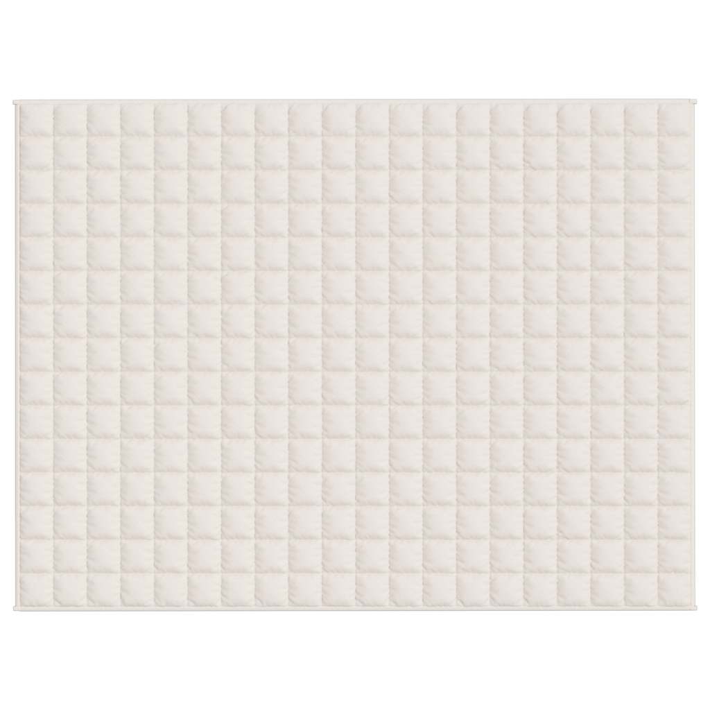 Teška deka svijetla krem 150x200 cm 11 kg od tkanine