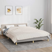 Teška deka svijetla krem 220x235 cm 11 kg od tkanine