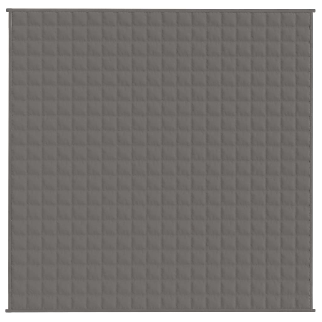 Teška deka siva 200x200 cm 13 kg od tkanine