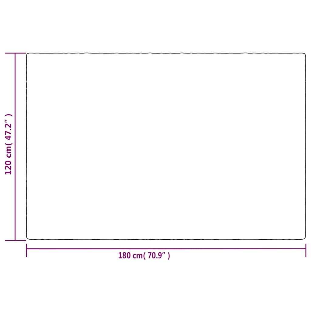 Teška deka s navlakom siva 120 x 180 cm 9 kg od tkanine