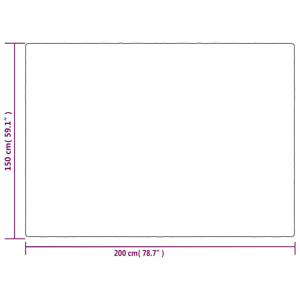 Teška deka s navlakom siva 150 x 200 cm 7 kg od tkanine
